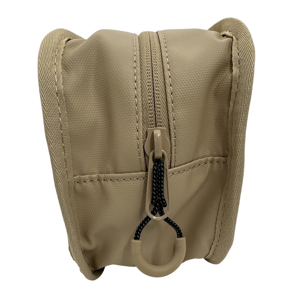 Nike Air Jordan Travel Dopp Kit Clutch Bag Men's Toiletries Jumpman Zipper Sand - Picture 3 of 8